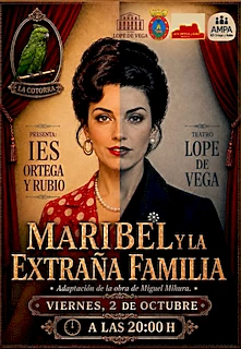 El IES Ortega y Rubio lleva a escena a Mihura en el Teatro Lope de Vega de Mula